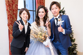 新婚夫婦写真